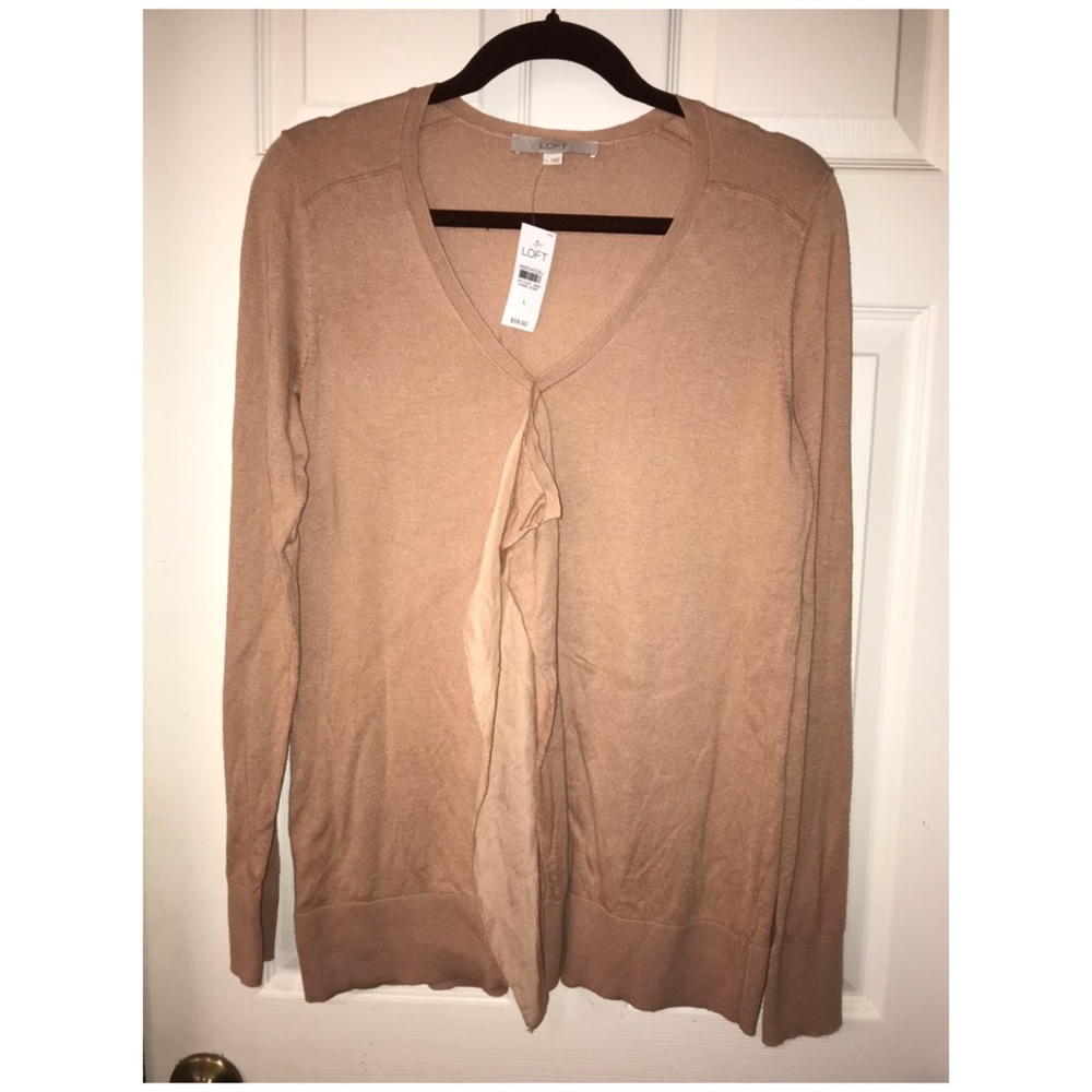 Ann Taylor Loft Sweater Blush